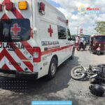 Enésimo accidente en glorieta de avenida Kabah de Cancún; un herido