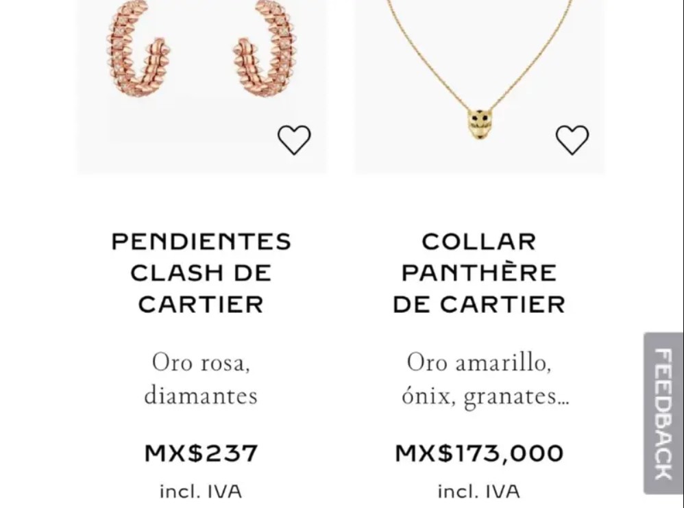 Por error, Cartier vende aretes con diamantes en 237 pesos