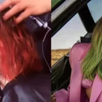 De verde a rojo: Belinda sorprende a sus fans con cambio de look