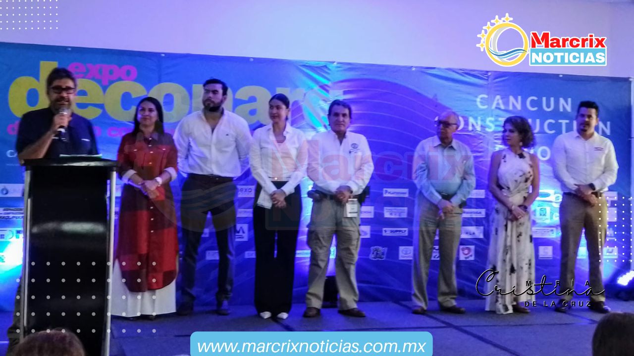 Inauguran en Cancún la 21 edición de Deconarq, dedicada al rubro de la construcción.