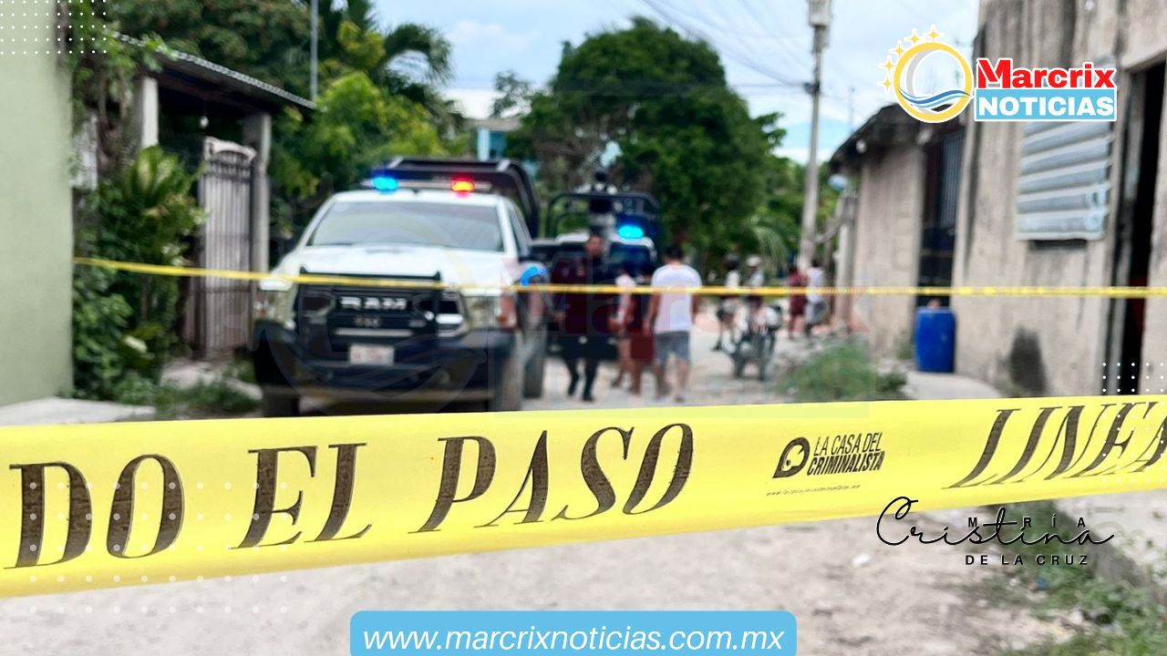 Sicarios disparan en contra de una mujer en Cancún en la colonia irregular El Sheriff.