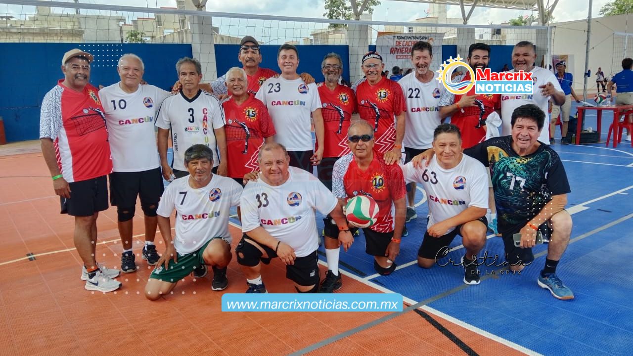 Realizan con éxito el 7° Torneo Internacional de Cachibol en la Riviera Maya