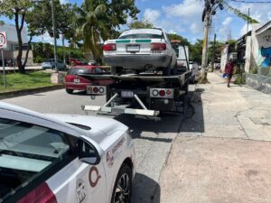 Remiten al corralón vehículos de transporte público y privado que no contaban con los permisos para trabajar.