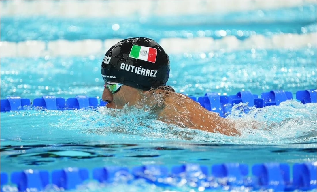 Jesús Gutiérrez gana bronce para México en nado de 400m libres en París 2024.