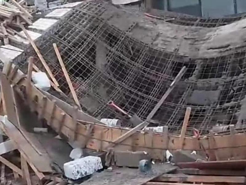 Colapsa parte de la construcción del Aquarium de Veracruz