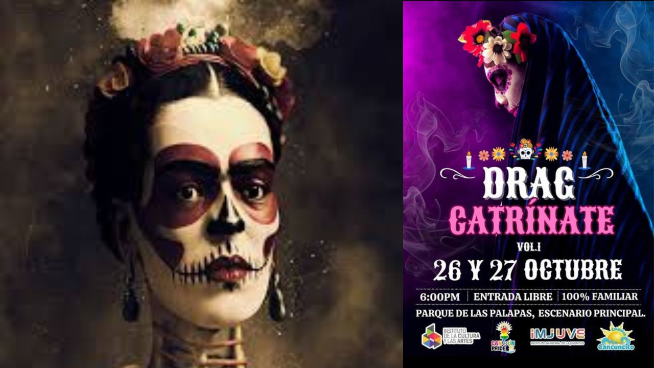 Realizarán en Cancún el festival Drag Catrínate
