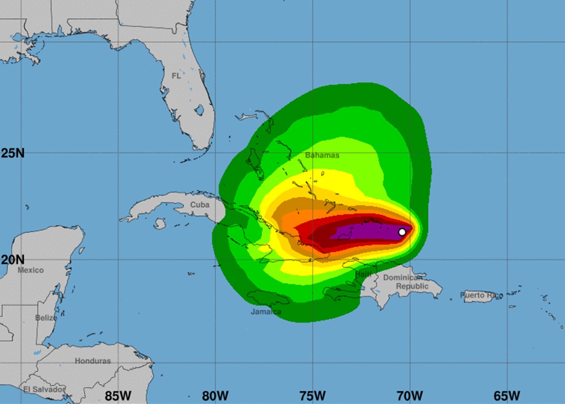 Alertan en islas británicas y Cuba por huracán Óscar