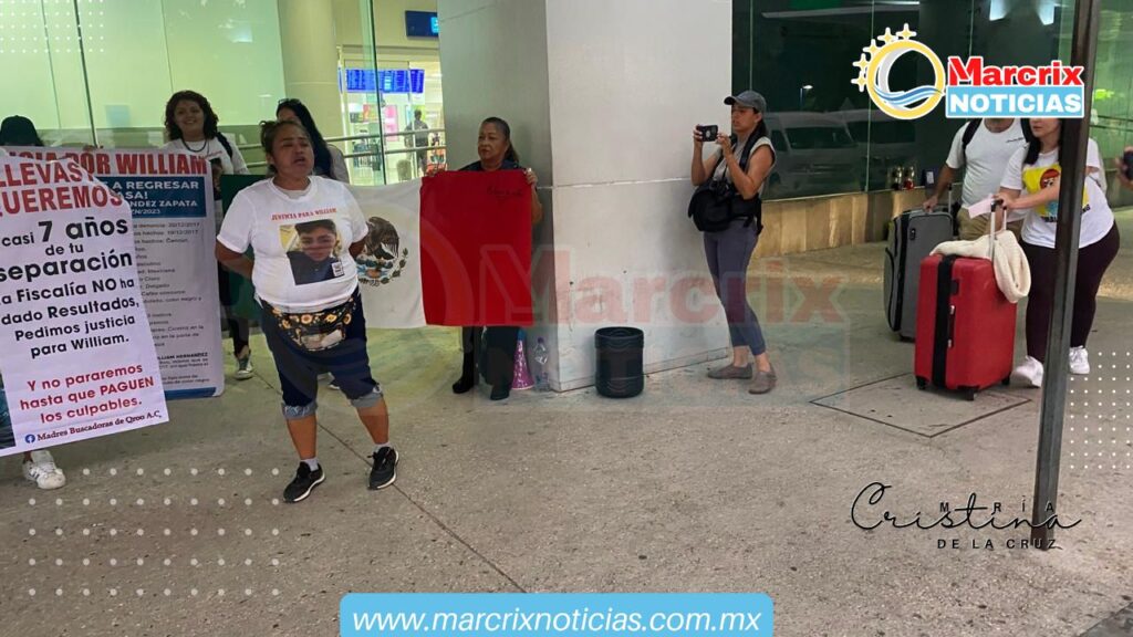 Madres Buscadoras de Quintana Roo se instalarán indefinidamente en el aeropuerto de Cancún