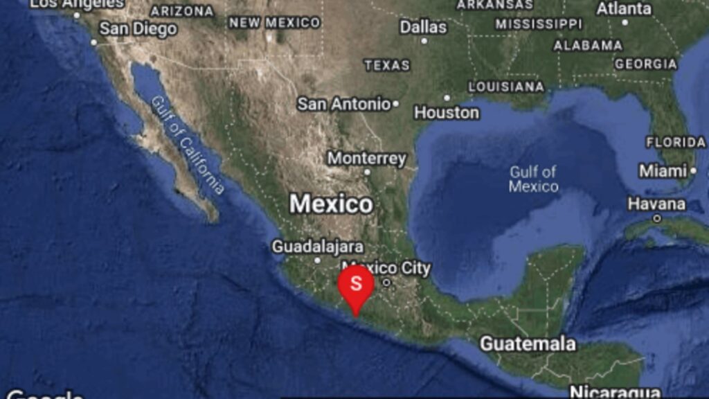 Tiembla en Guerrero con magnitud de 5.6 en su epicentro
