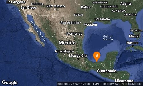 Se registra sismo en Tabasco