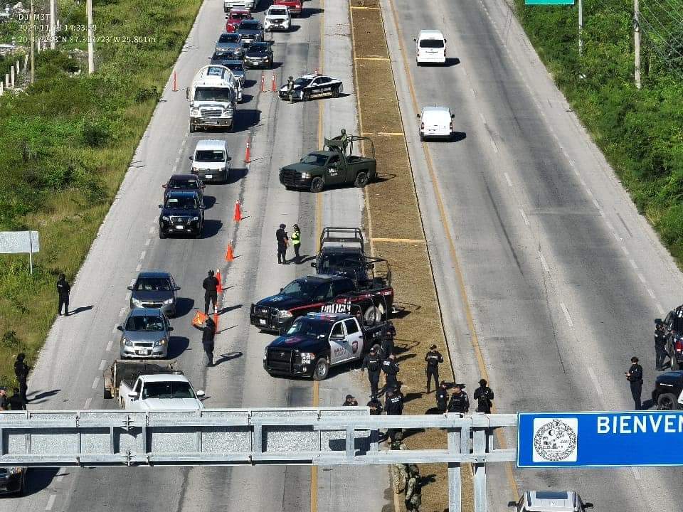 Se implementa operativo “Blindaje Riviera Maya”