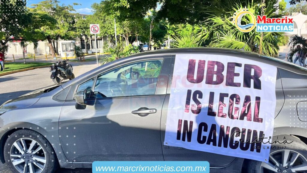 Piden operadores de Uber que Guardia Nacional deje de atacarlos en Aeropuerto de Cancún