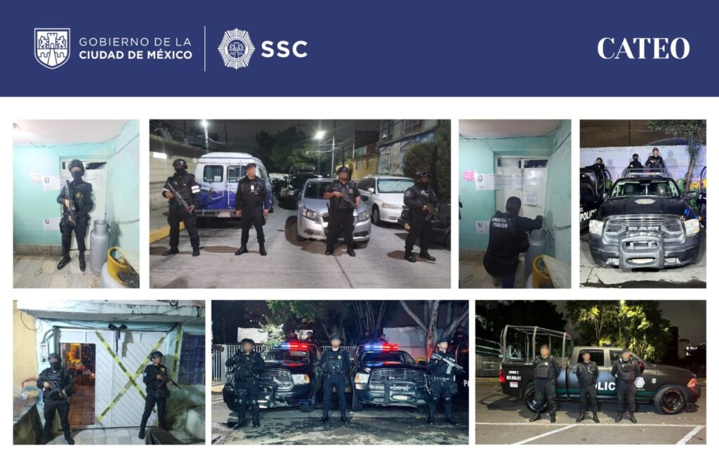 Aseguran cinco toneladas de autopartes en la Ciudad de México