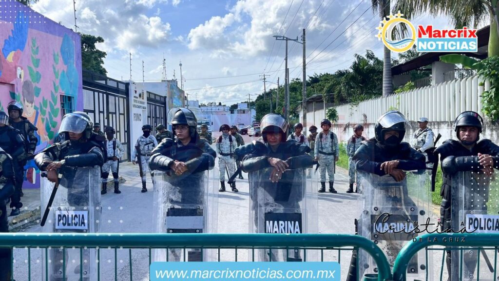 Familiares de presos en Cancún exigen mejorar la comida