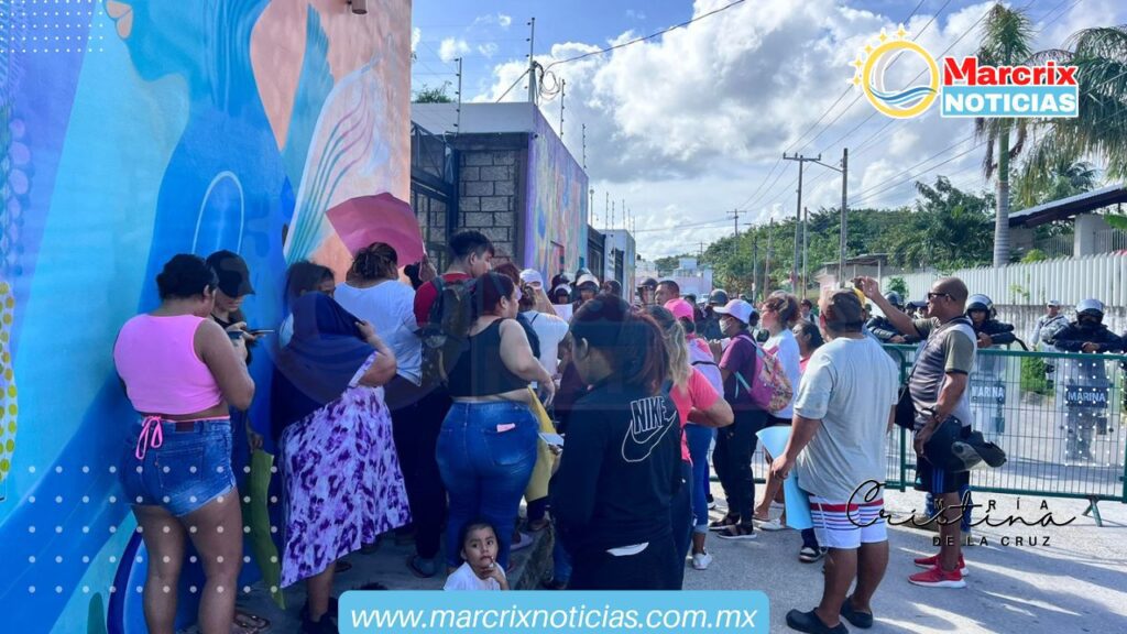 Familiares de presos en Cancún exigen mejorar la comida