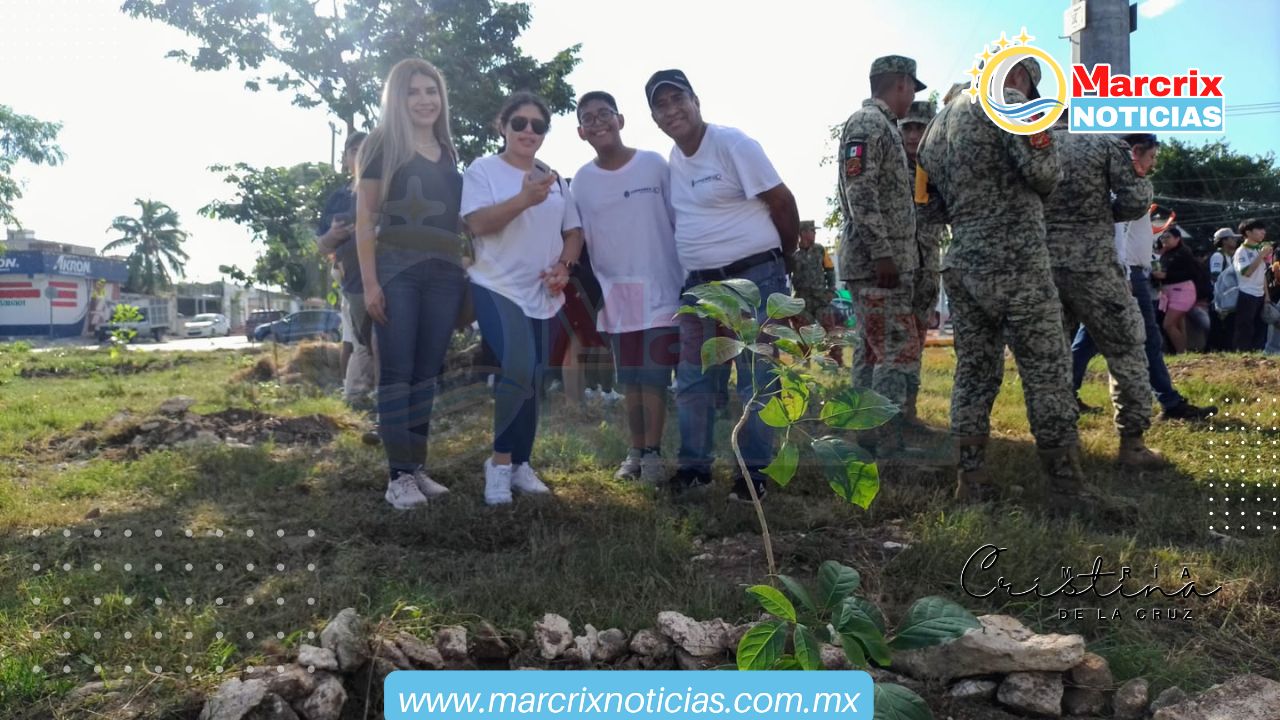 Siembran 106 árboles en el Parque de la Equidad de Cancún