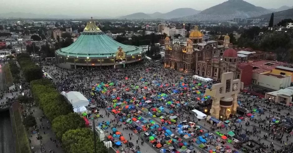 Al momento, saldo blanco en la visita de 11.5 millones de peregrinos a la Virgen de Guadalupe en la ciudad de México.