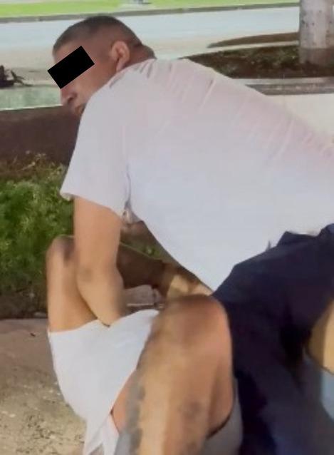 TAXISTA AGRESOR DE CHOFER DE UBER