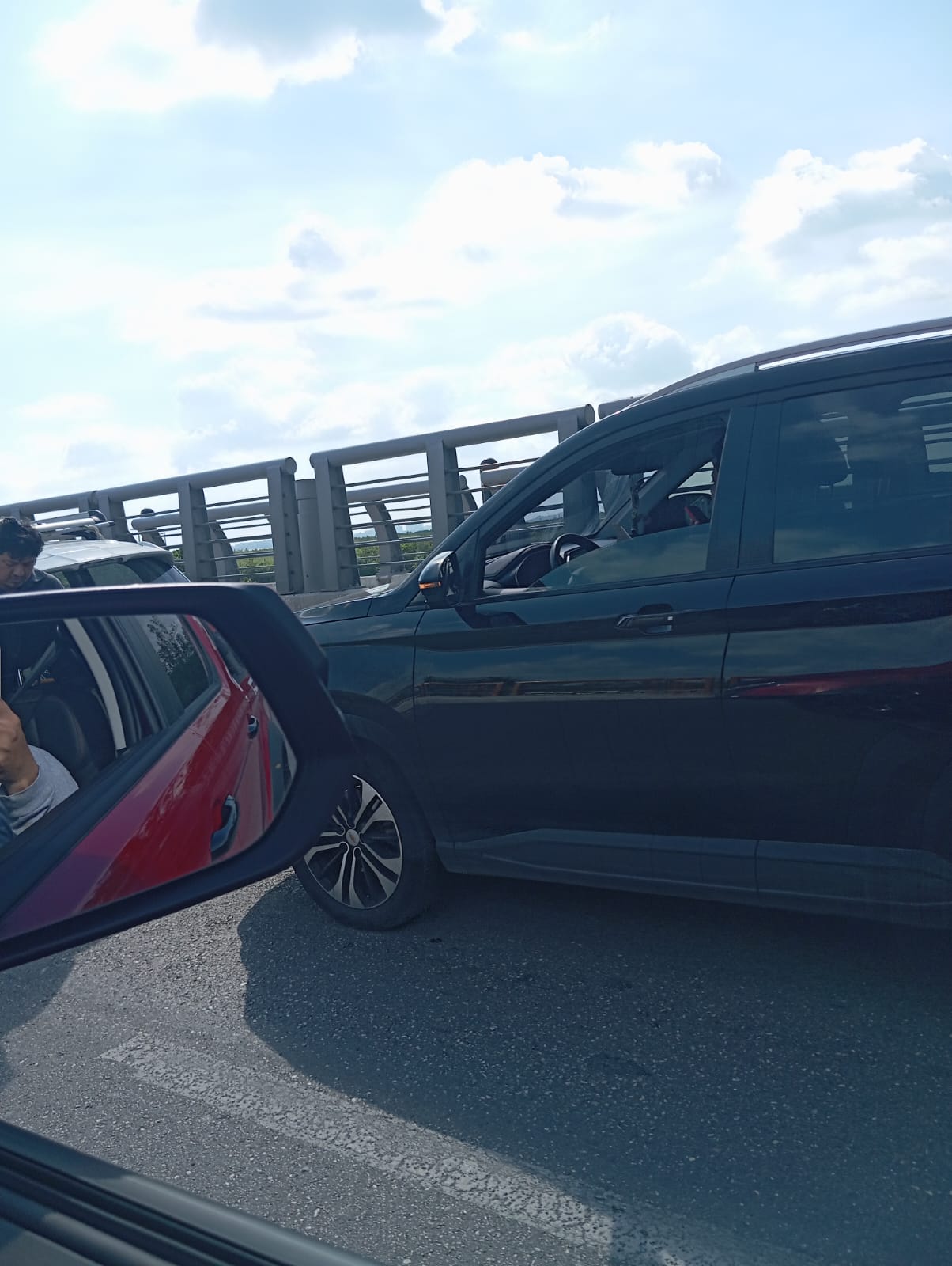 Solo el susto deja carambola en Zona Hotelera de Cancún