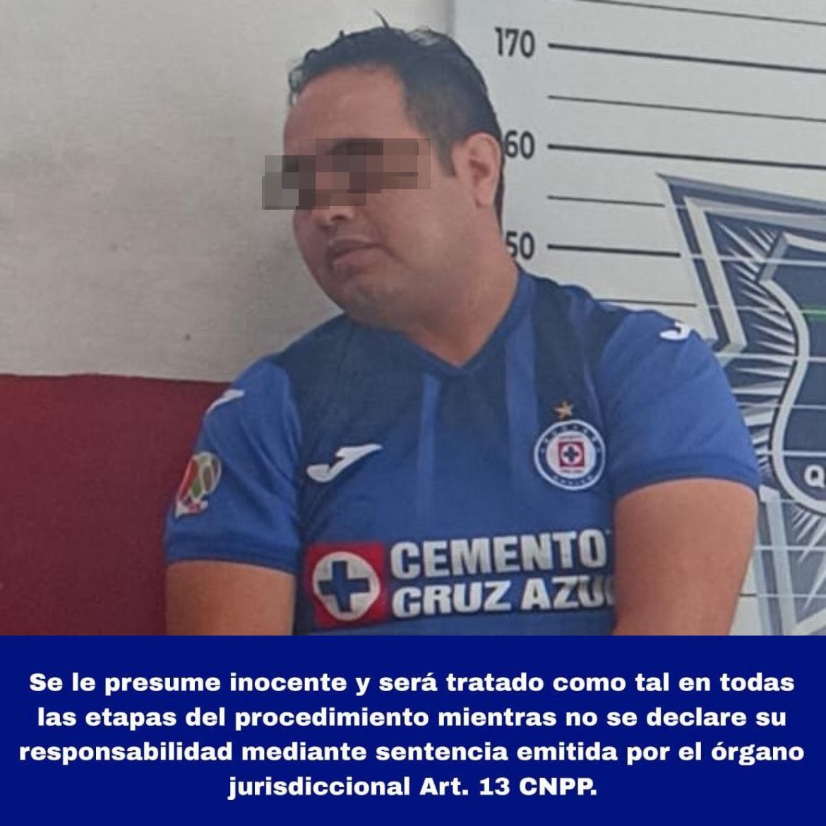 Detienen en Chetumal a fanático del Cruz Azul por tentativa de Feminicidio