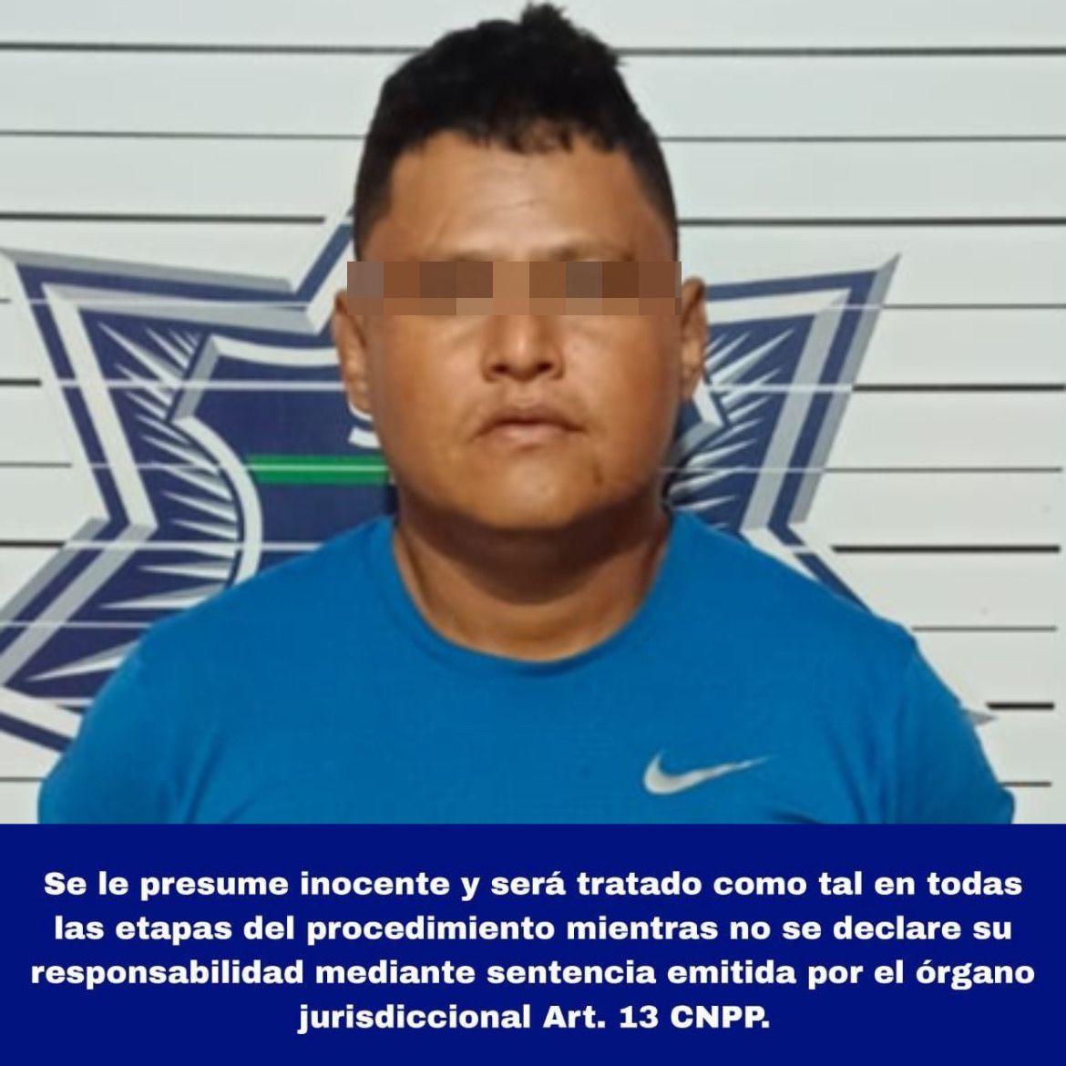 Detienen a presunto ladrón de tiendas en Cancún por agredir a policías