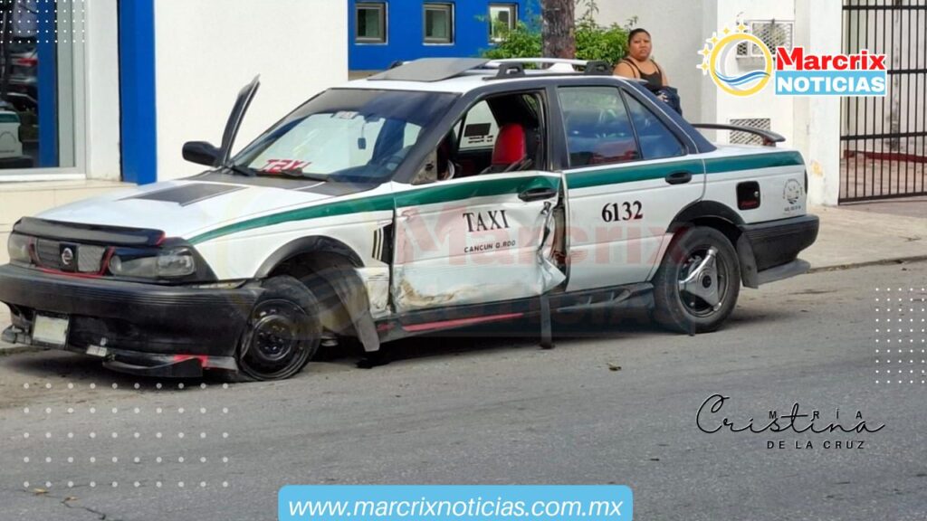 Conductor se desmaya mientras maneja y provoca un choque múltiple en Cancún