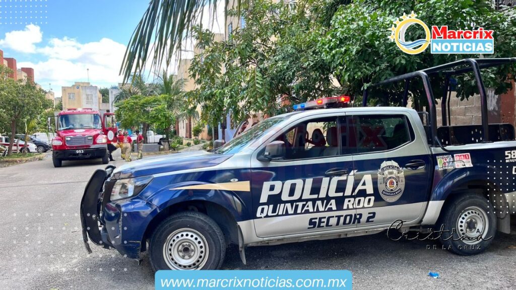 Explota tanque de gas en colonia de Cancún y deja tres lesionados