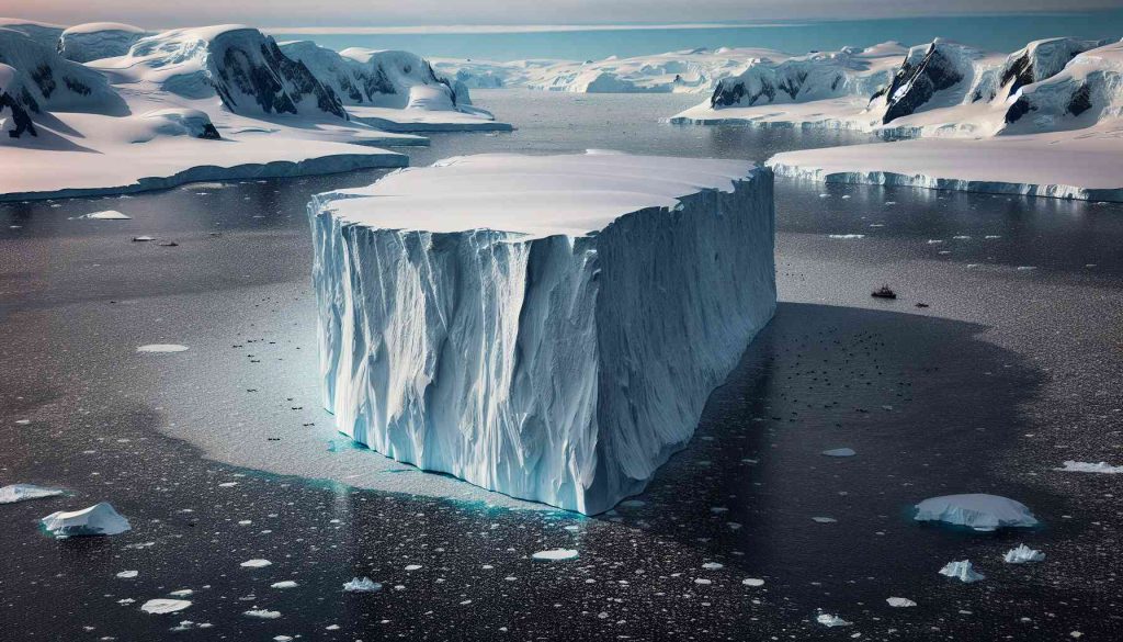 Se desprende gran iceberg en el Ártico