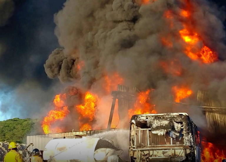 Incendio en depósito de diésel del Tren Maya fue por mal procedimiento