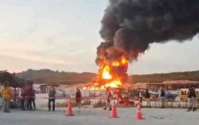 Incendio en depósito de diésel del Tren Maya fue por mal procedimiento