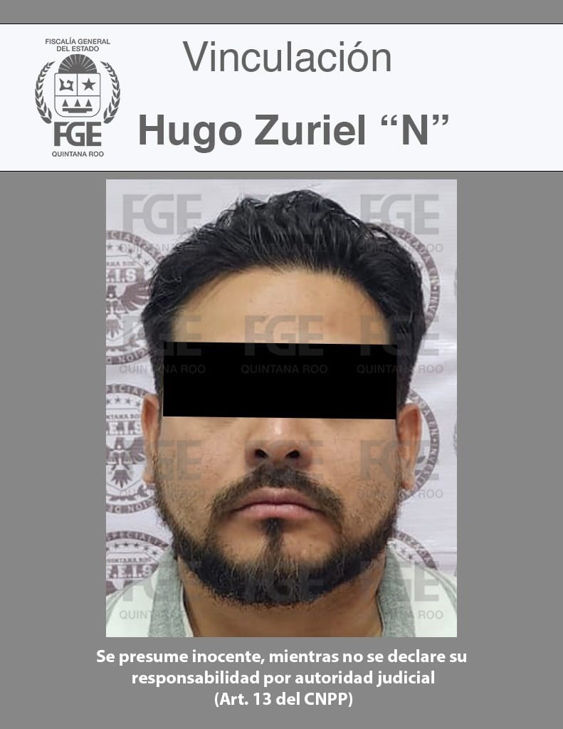 Vinculan a proceso a Hugo Zuriel “N”, alias “Gemelo”, por extorsión en Isla Mujeres. Queda en prisión preventiva.