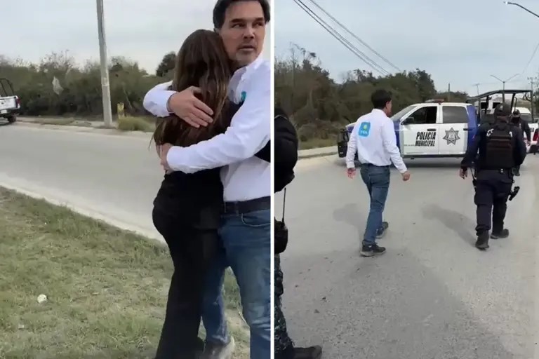 Patricio “Pato Zambrano” protagonizó un fuerte reclamo hacia las autoridades del Municipio de Pesquería porque la policía encañonó a su esposa.