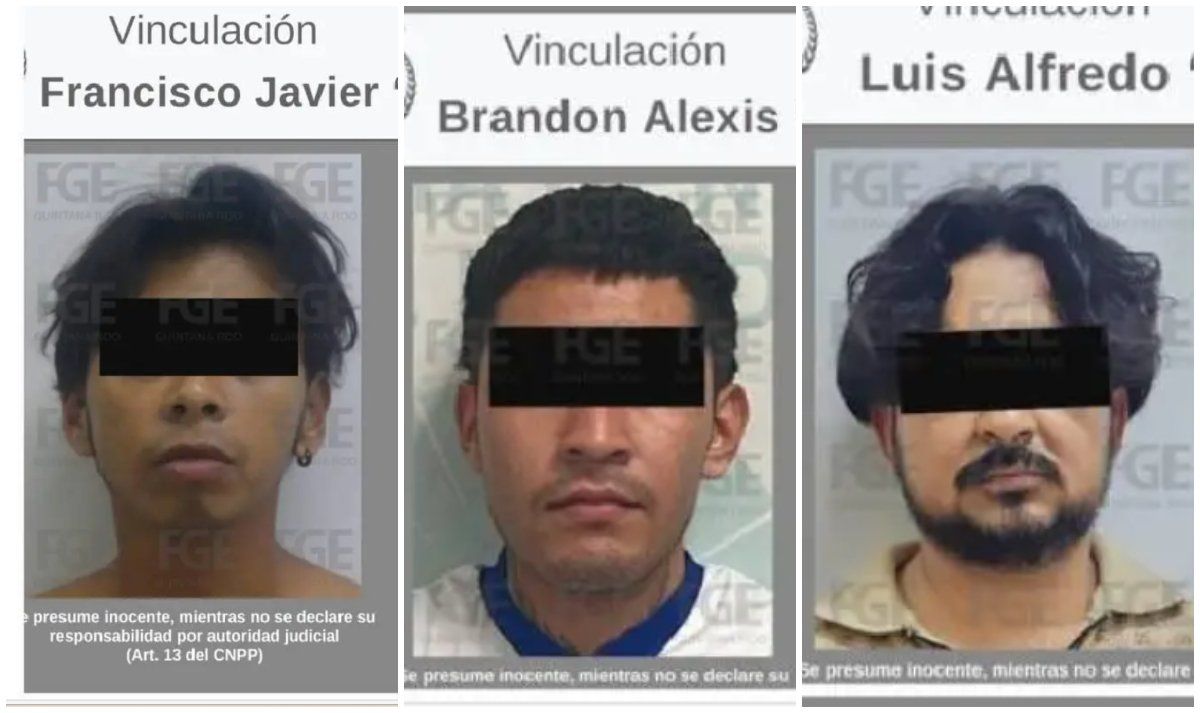 Tres sicarios detenidos por el delito de homicidio calificado, en agravio de un policía de tránsito de Cozumel fueron contratados en Facebook