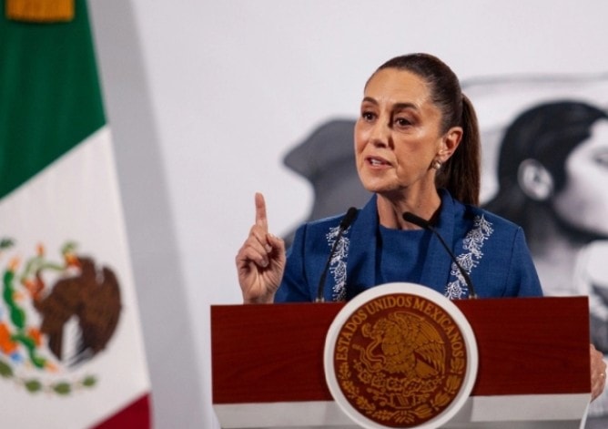 “No hay nada ilegal, lo que hay es una coordinación y una cooperación que tiene muchísimos años, no es de ahora .Estos vuelos de drones son parte de coordinación, dijo Sheinbaum.