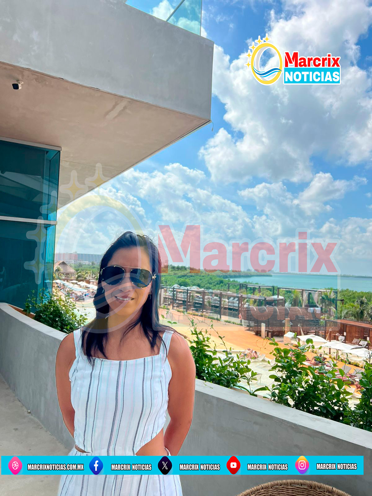 Yury Ariza Sámano, Directora de ventas y Marketing del hotel Haytt Vivid Grand Island en la zona hotelera de Cancún,
