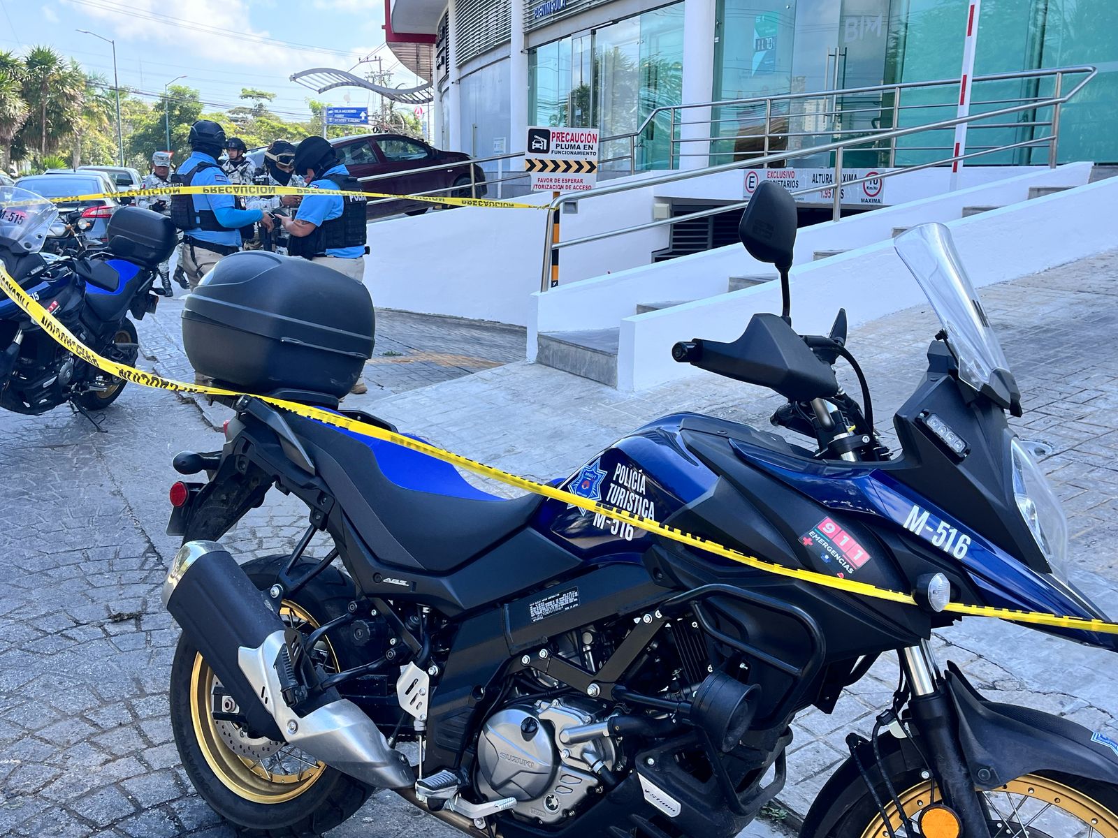 La Secretaría Municipal de Seguridad Ciudadana y Tránsito confirmó que hubo dos disparos, en la intersección de avenida Uxmal con avenida Bonampak. No hay lesionados ni daños materiales.