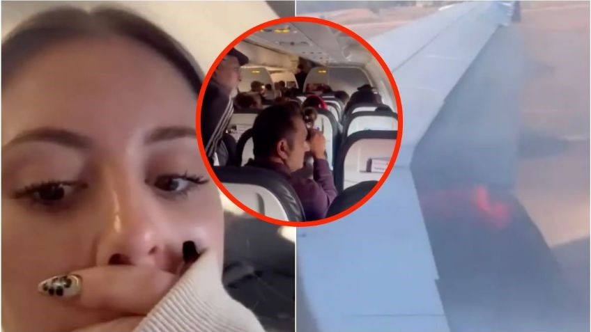 La aeronave estaba por despegar rumbo a la ciudad de Nueva York, cuando comenzó el fuego.
