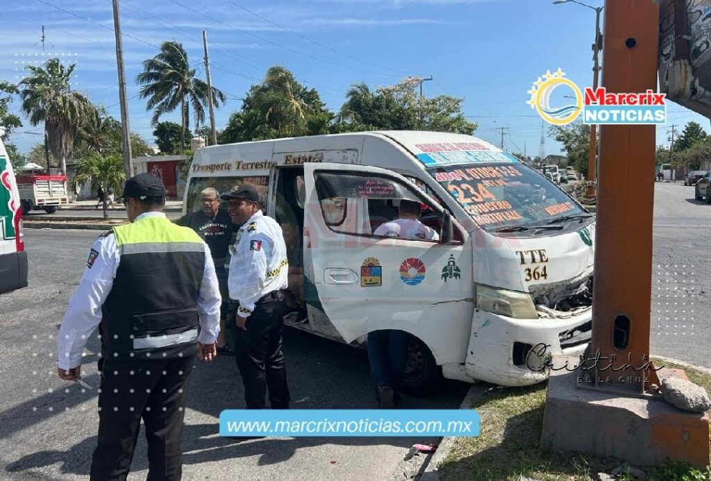 Choque de combi contra Van de turismo deja 5 lesionados en la avenida ...