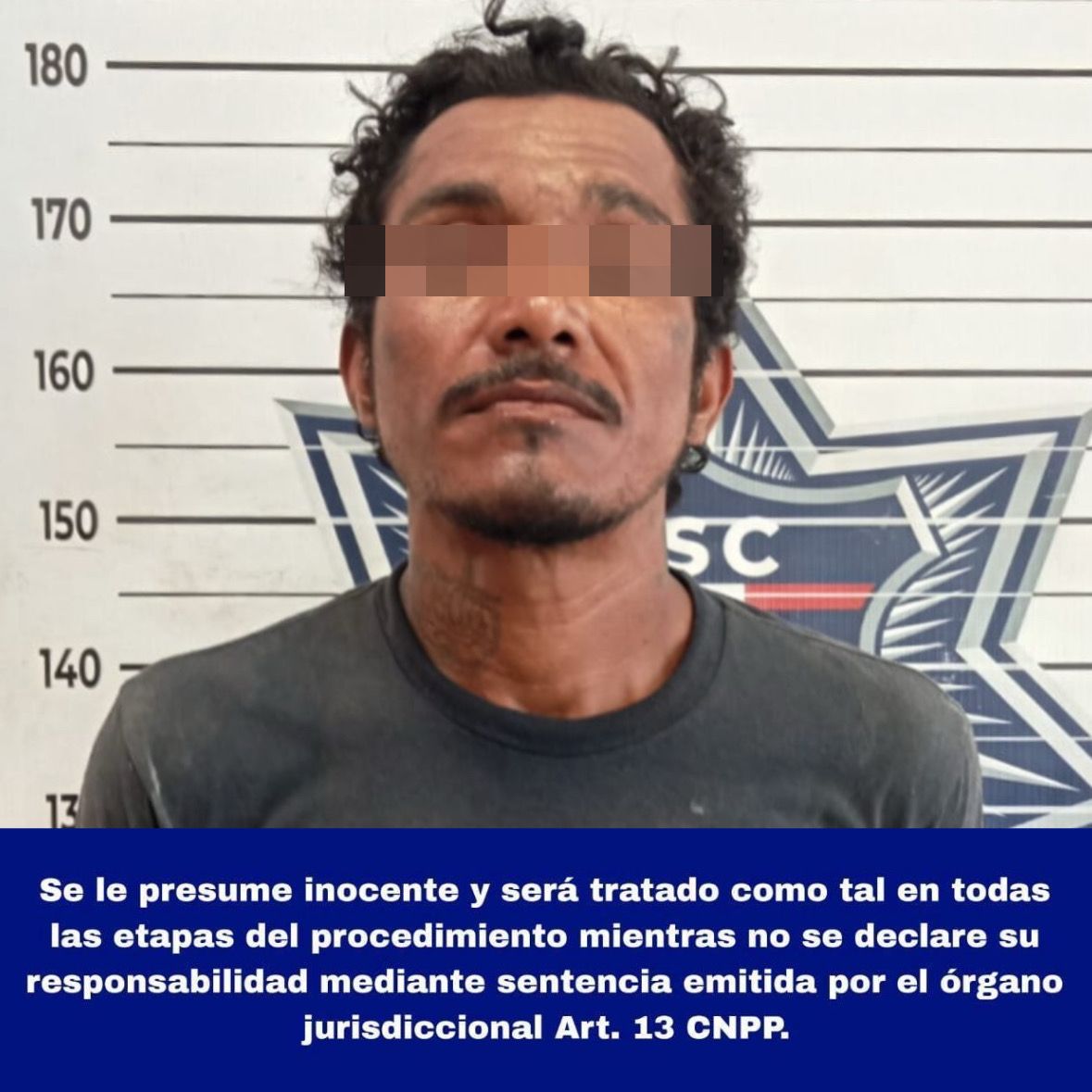 Por allanamiento de morada en el local comercial “La Palapa” y la policía detuvo a quien dijo llamarse José Manuel "N" y/o Geobani "N.
