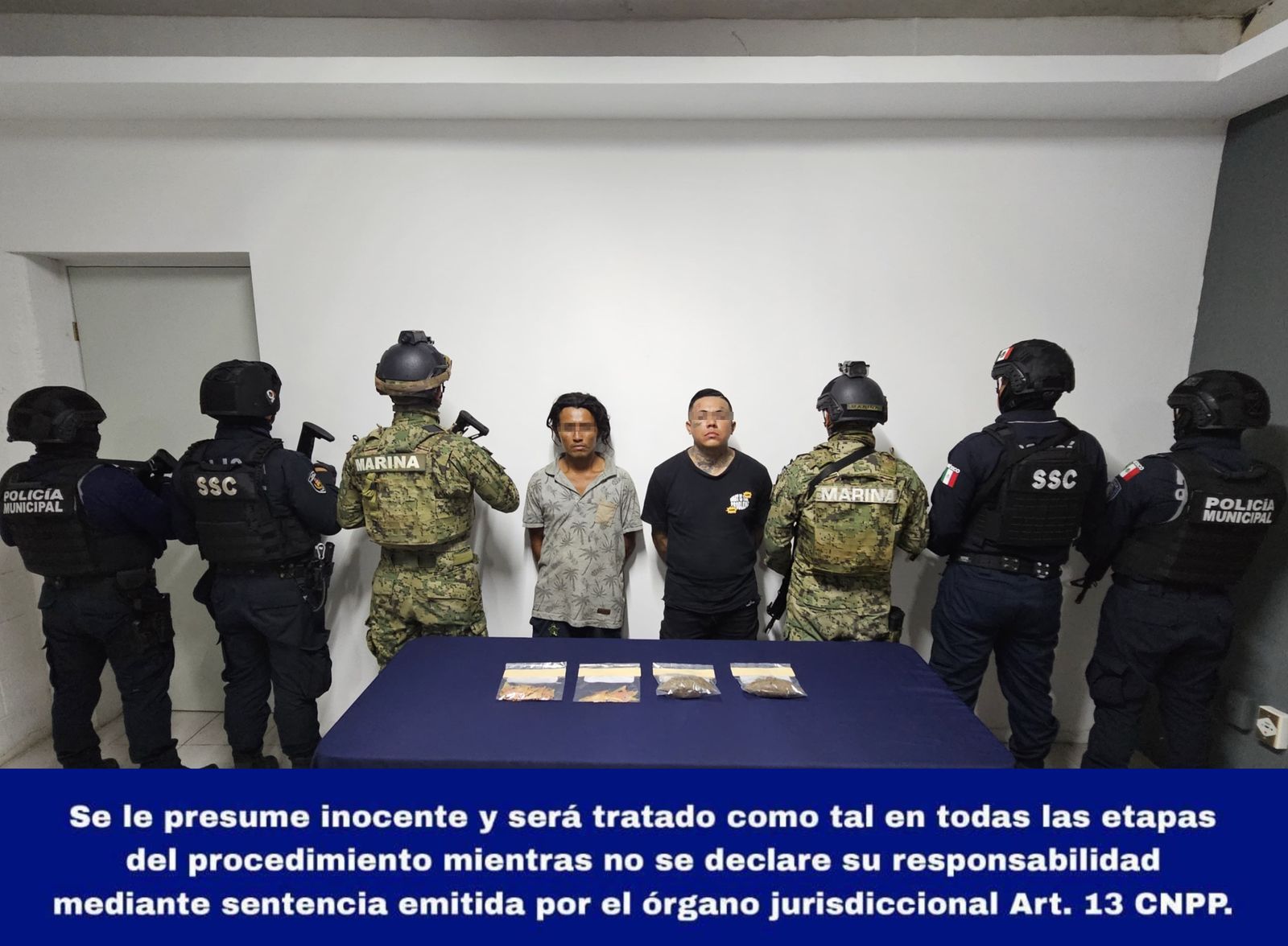 Pedro “N” y Carlos Daniel “N”, presuntos implicados en delitos Contra la Salud fueron puestos a disposición fue ante la Fiscalía General del Estado.