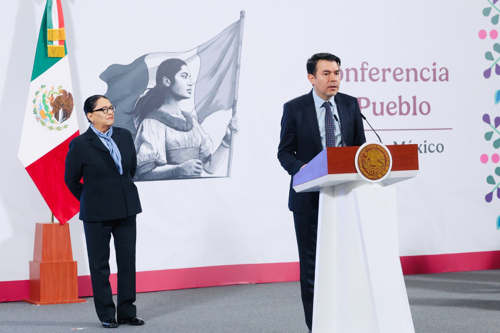 Medina subrayó la labor del programa México te Abraza, impulsado por el Gobierno de México