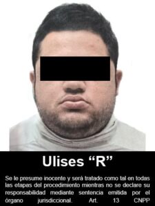 La Fiscalía General de la República (FGR) imputó además a Ulises “R” los delitos de portación de arma de fuego
