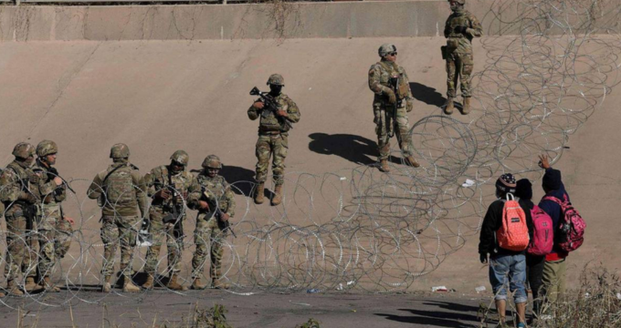 zonas militarizadas a lo largo de la frontera suroeste con México