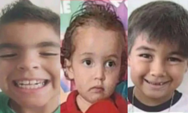 Alertas Amber para localizar a los hermanos Cristian, Santiago y Porfirio Verduzco Sotelo, desaparecidos en Acapulco.