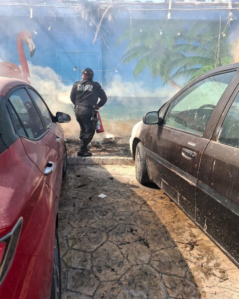 Conato de incendio en hotel Costa Azul en Puerto Progreso Yucatán 