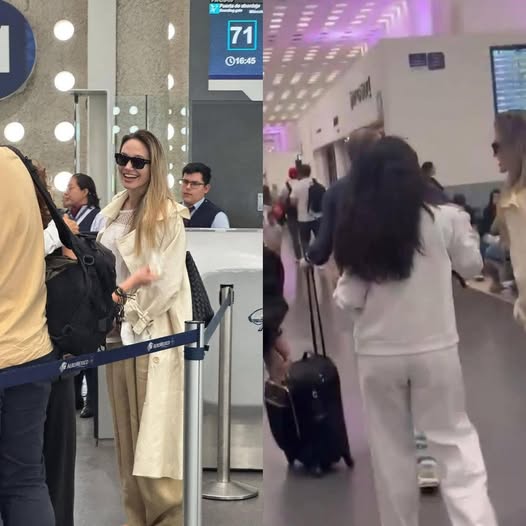 Ambas actrices de Hollywood, Salma Hayek y Angelina Jolie arribaron a Veracruz por la tarde de ayer miércoles.