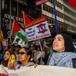 Miles protestan en Nueva York contra Netanyahu y la guerra en Gaza