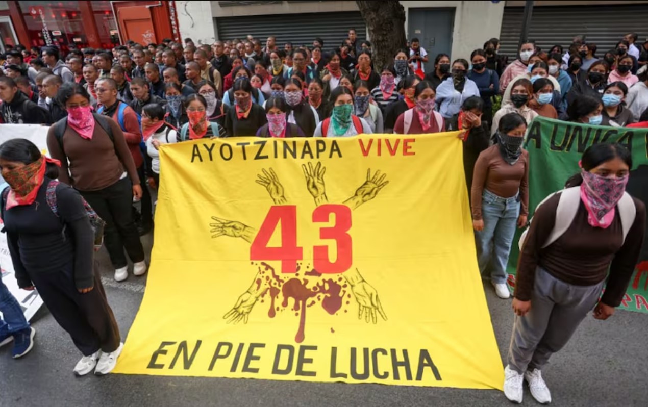 Marcharán en CDMX por los 11 años de la desaparición de los 43 normalistas de Ayotzinapa