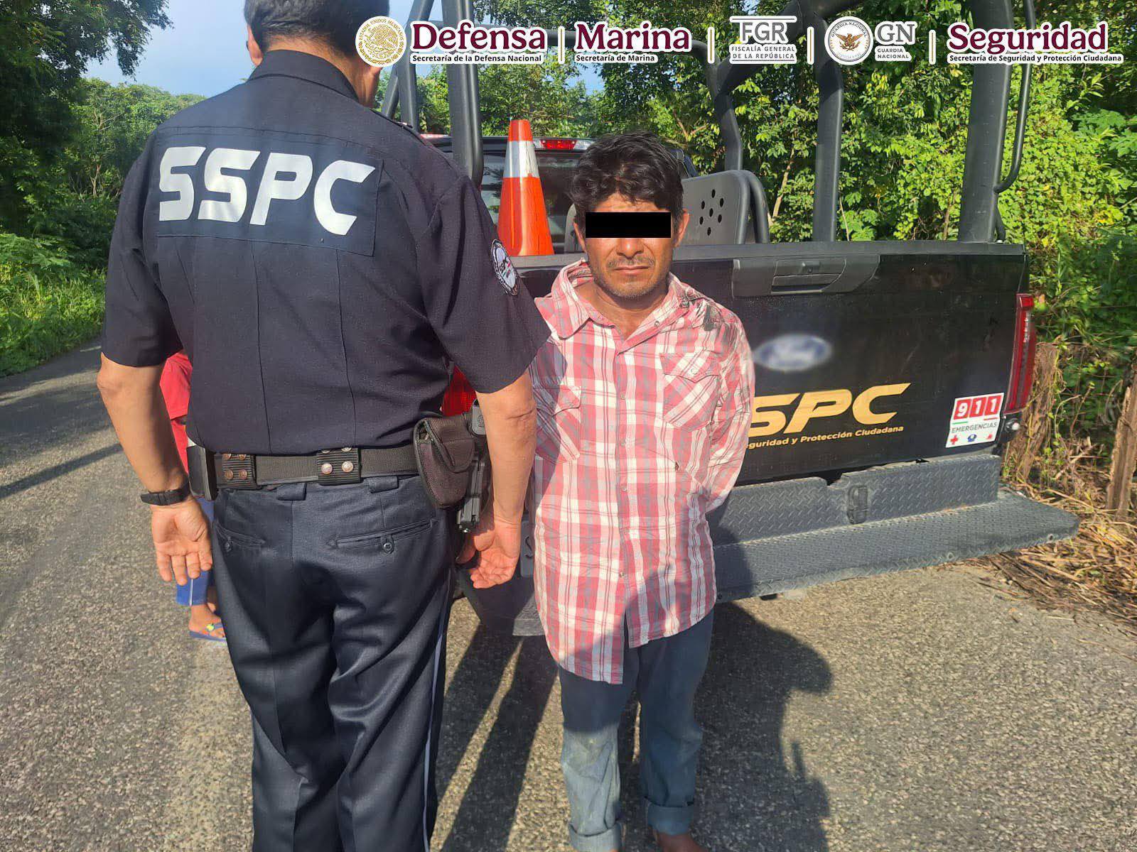 Detienen multihomicida de Centla Tabasco, Narciso Reyes Jiménez, alias “El Chicho” y recuperan a los niños sustraídos