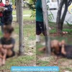 Vecinos linchan a ladrón en Cancún tras intento de robo